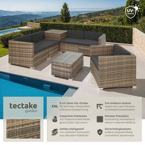 Rattan Lounge Pisa, natur