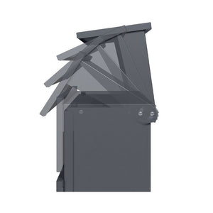 Boîte aux lettres Holmberg étroite pour colis 39,5 x 14,2 x 115 cm anthracite