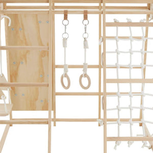 Klettergerüst Mont Blanc 8in1 Indoor Holz klappbar braun