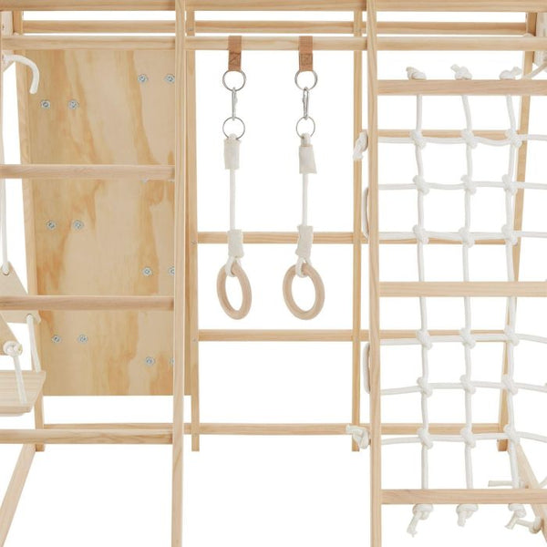 Klettergerüst Mont Blanc 8in1 Indoor Holz klappbar braun