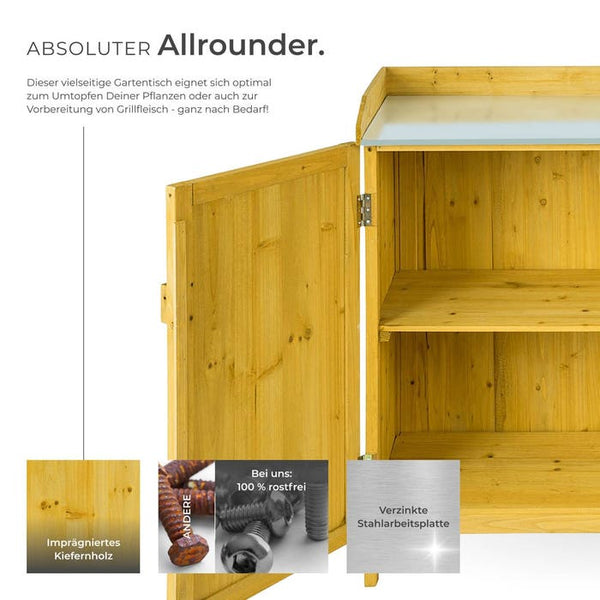 Pflanztisch mit Unterschrank