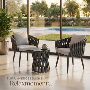 Aluminium Gartenlounge-Set Lugano