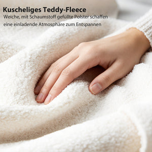 Einzelbett mit gepolstertem Kopfteil einfacher Aufbau Metall weiss