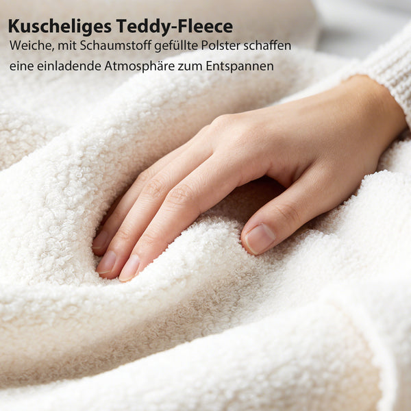 Einzelbett mit gepolstertem Kopfteil einfacher Aufbau Metall weiss