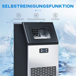 Eiswürfelmaschine gewerblich für Gastronomie 45kg LCD