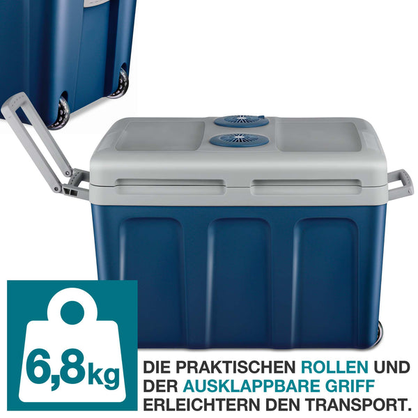 Elektrische 2-in-1 Kühlbox & Wärmebox 40l mobil & geräuscharm