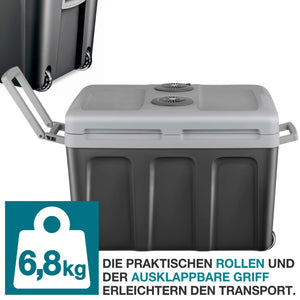 Elektrische 2-in-1 Kühlbox & Wärmebox 40l mobil & geräuscharm