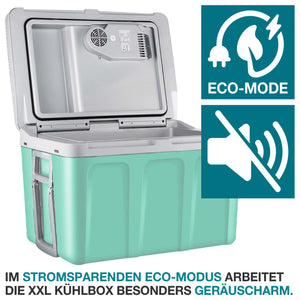Elektrische 2-in-1 Kühlbox & Wärmebox 40l mobil & geräuscharm
