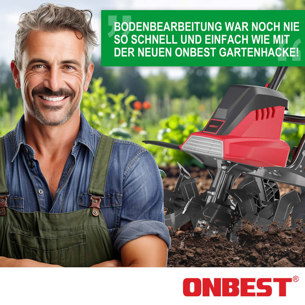 Elektro Bodenfräse Gartenhacke Gartenfräse 1500W