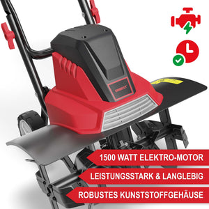 Elektro Bodenfräse Gartenhacke Gartenfräse 1500W