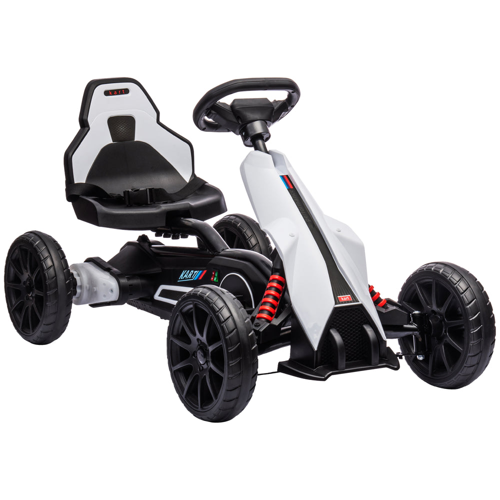 Elektro Go-Kart für Kinder mit Sicherheitsgurt und Rückenlehne