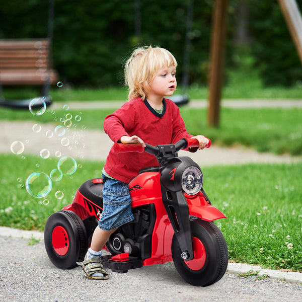 Elektro-Kindermotorrad mit Musik und Seifenblasen für 2-5 Jahre