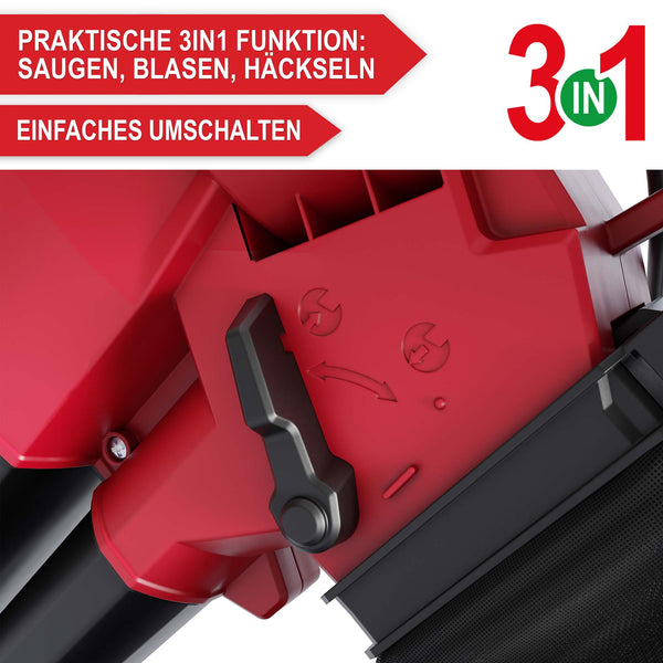 Elektro Laubsauger & Bläser PowerLeaf 3245  3200 W, 3-in-1 Funktion