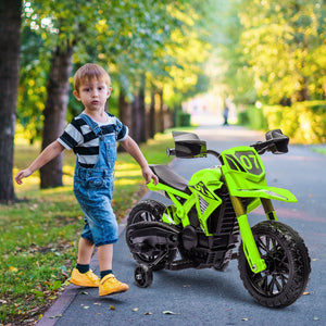 Elektro-Motorrad für Kinder 6V mit Stützrädern und Sound