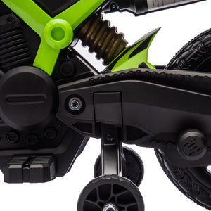 Elektro-Motorrad für Kinder 6V mit Stützrädern und Sound