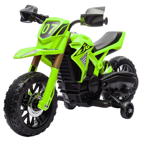 Elektro-Motorrad für Kinder 6V mit Stützrädern und Sound
