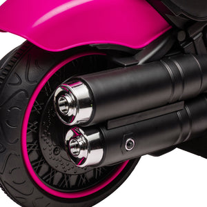 Elektro-Motorrad Kinderfahrzeug mit Stützrädern 1.5-3 Jahre Rosa