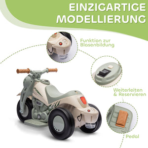 Kinder Elektro-Motorrad mit Musik und Seifenblasen für 2-5 Jahre