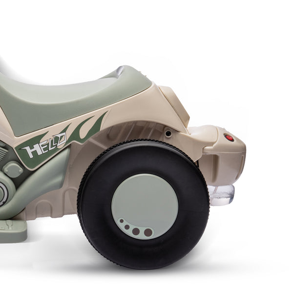 Kinder Elektro-Motorrad mit Musik und Seifenblasen für 2-5 Jahre