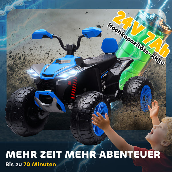 Kinder Elektro Quad 24V mit Licht und Musik für 3-8 Jahre