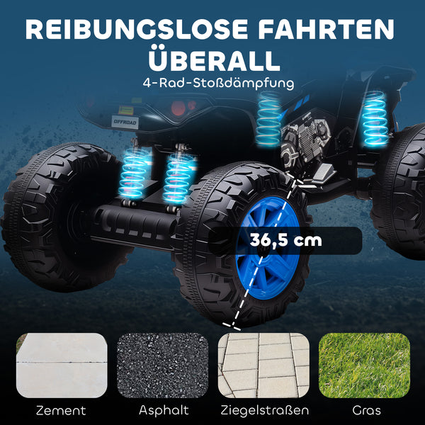 Kinder Elektro Quad 24V mit Licht und Musik für 3-8 Jahre