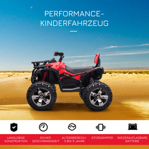 Elektro-Quad für Kinder mit LED Musik und 45 Min. Fahrzeit 3-5 Jahre