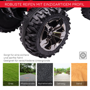Elektro-Quad für Kinder mit LED Musik und 45 Min. Fahrzeit 3-5 Jahre