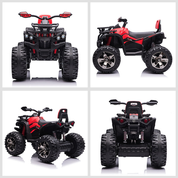 Elektro-Quad für Kinder mit LED Musik und 45 Min. Fahrzeit 3-5 Jahre