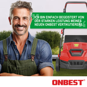 Elektro Vertikutierer Jonas 1800W Rasenpflegegerät