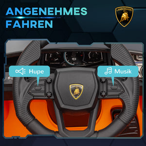 Kinder-Elektroauto Kinderfahrzeug 12V 5 km/h 3-5 Jahre Orange