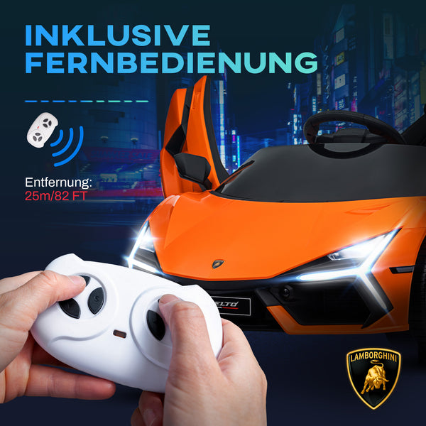 Kinder-Elektroauto Kinderfahrzeug 12V 5 km/h 3-5 Jahre Orange