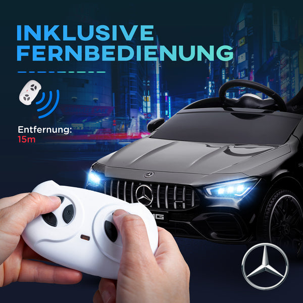Kinder-Elektroauto Kinderfahrzeug 12V 5 km/h 3-6 Jahre Schwarz