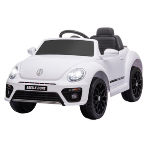 Kinder-Elektroauto Kinderfahrzeug 12V mit Fernbedienung & Musikfunktion 3-5 Jahre Weiss