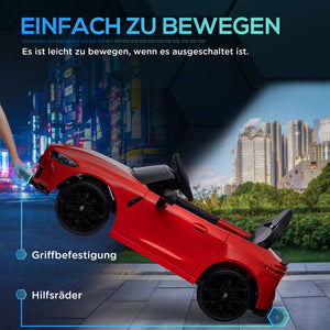 Elektroauto Kinderfahrzeug 12V 24G-Fernbedienung MP3 Rot