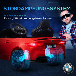 Elektroauto Kinderfahrzeug 12V 24G-Fernbedienung MP3 Rot