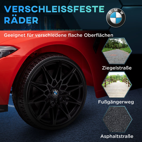Elektroauto Kinderfahrzeug 12V 24G-Fernbedienung MP3 Rot