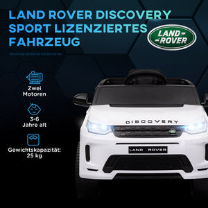 Kinder-Elektroauto Kinderfahrzeug 12V mit Fernbedienung & USB-Anschluss 3-6 Jahre Weiss