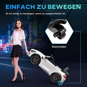 Kinder-Elektroauto Kinderfahrzeug 12V Fernbedienung 3-6 Jahre Weiss