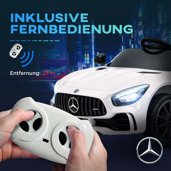 Kinder-Elektroauto Kinderfahrzeug 12V Fernbedienung 3-6 Jahre Weiss