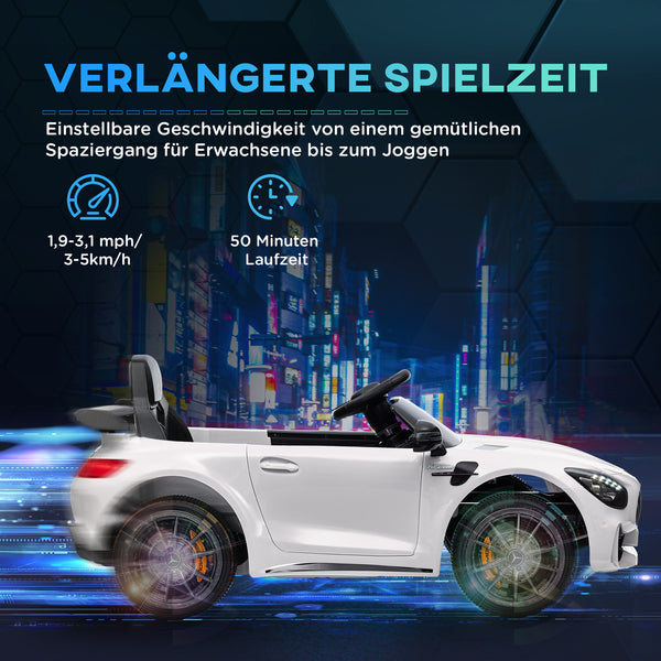 Kinder-Elektroauto Kinderfahrzeug 12V Fernbedienung 3-6 Jahre Weiss