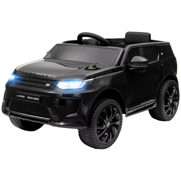 Kinder-Elektroauto Kinderfahrzeug 12V mit LED-Lichtern 3-6 Jahre Schwarz
