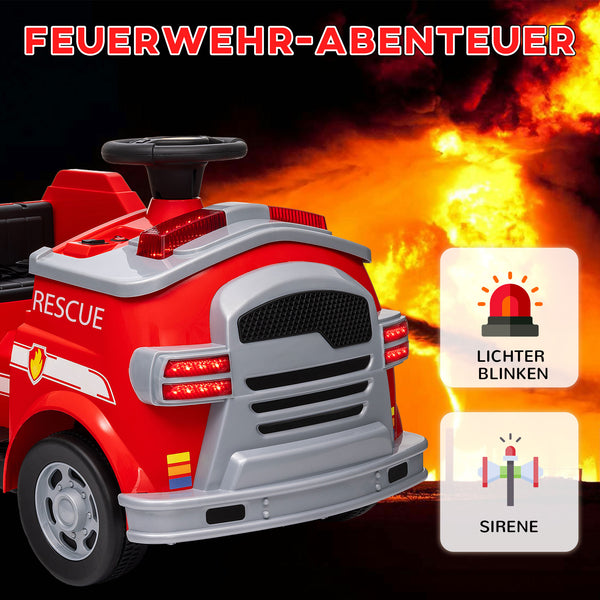 Elektroauto Kinderfahrzeug 6V Sanftstart 3-5 Jahre Rot
