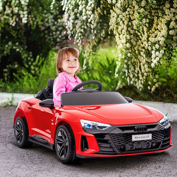 Auto elettrica AUDI RS e-tron GT sicura e robusta Rossa