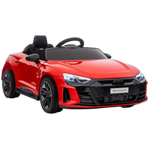 Auto elettrica AUDI RS e-tron GT sicura e robusta Rossa