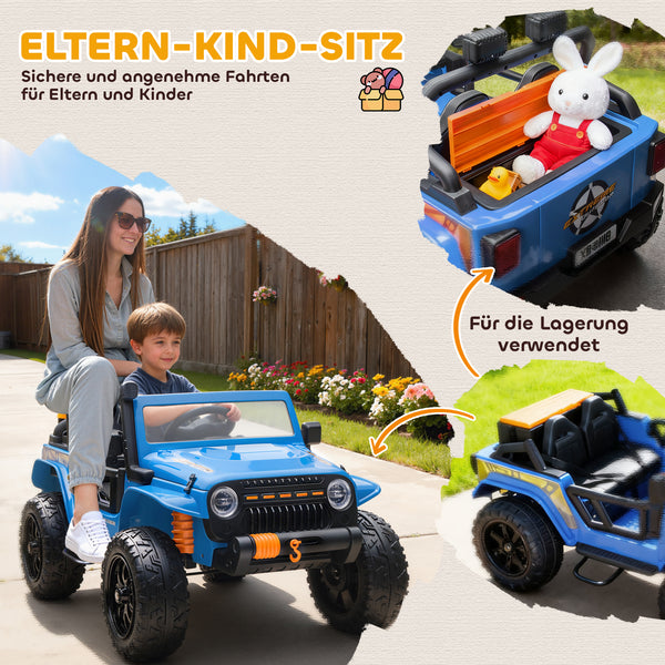 Elektroauto für Kinder 12V mit Fernbedienung und Musik 3-8 Jahre