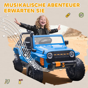 Elektroauto für Kinder 12V mit Fernbedienung und Musik 3-8 Jahre