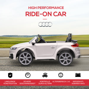 Elektroauto Kinderfahrzeug 12V 24G Musik Weiss