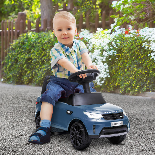 Auto elettrica Land Rover 2 in 1, adatta a bambini da 1,5 a 5 anni, azzurra