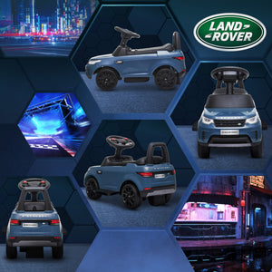 Auto elettrica Land Rover 2 in 1, adatta a bambini da 1,5 a 5 anni, azzurra