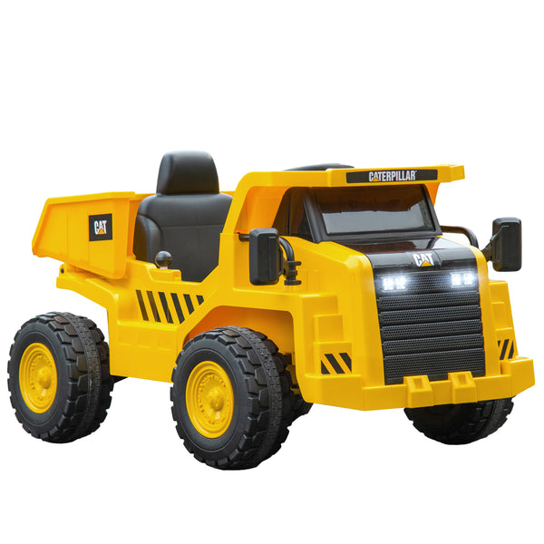 Elektrobagger Caterpillar für Kinder mit Fernsteuerung 3-6 Jahre gelb